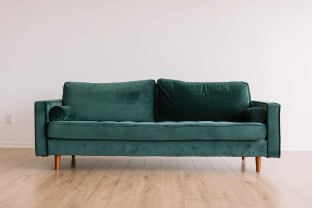A couch for movie nights