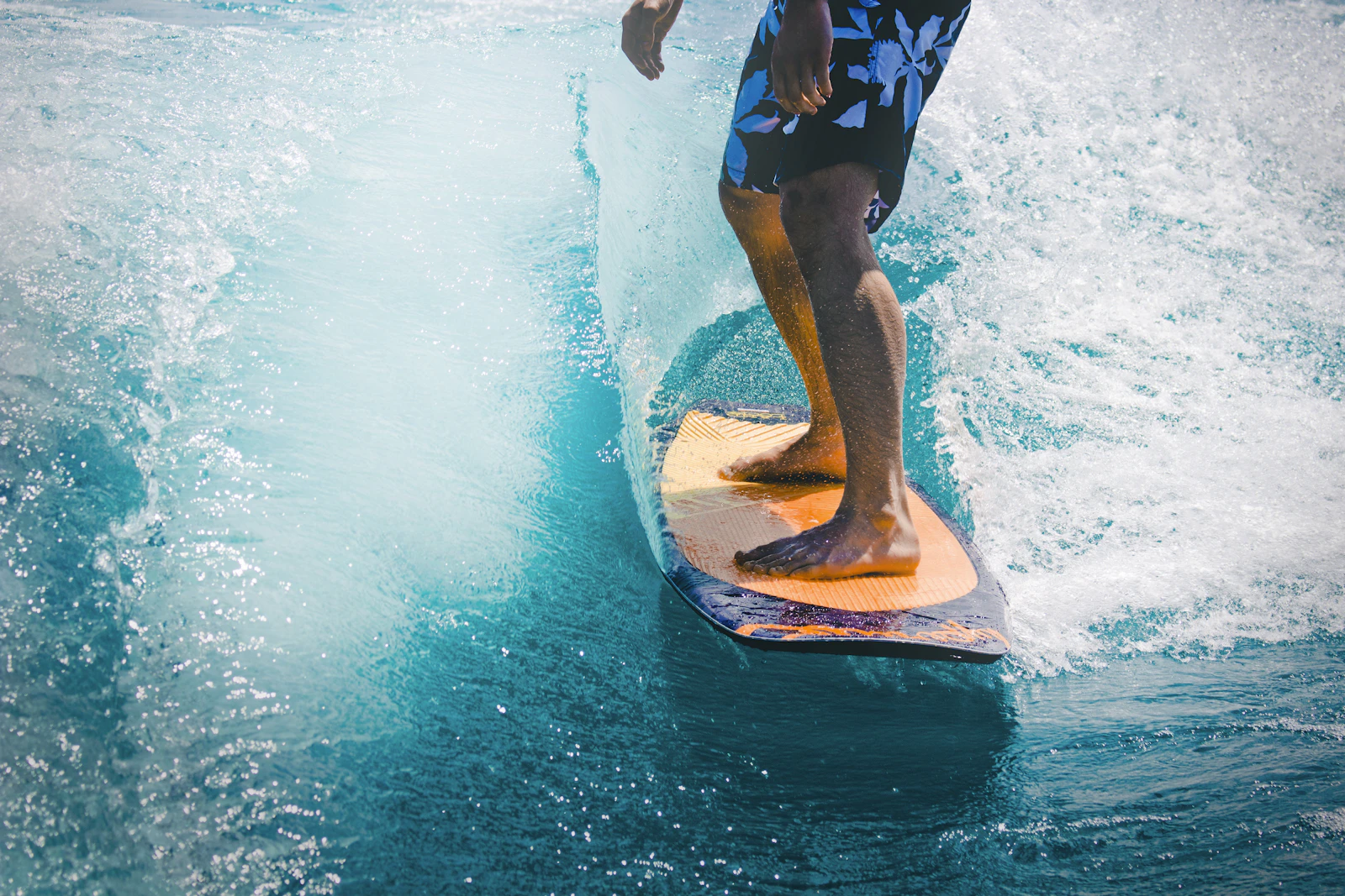 A surf lesson in Rarotonga
