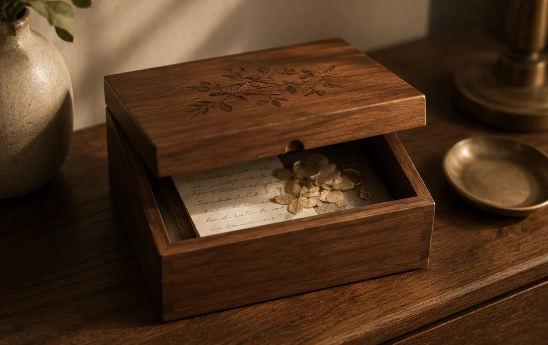 A keepsake box